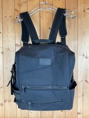 Dagne Dover Indi Neoprene Diaper Backpack, Black